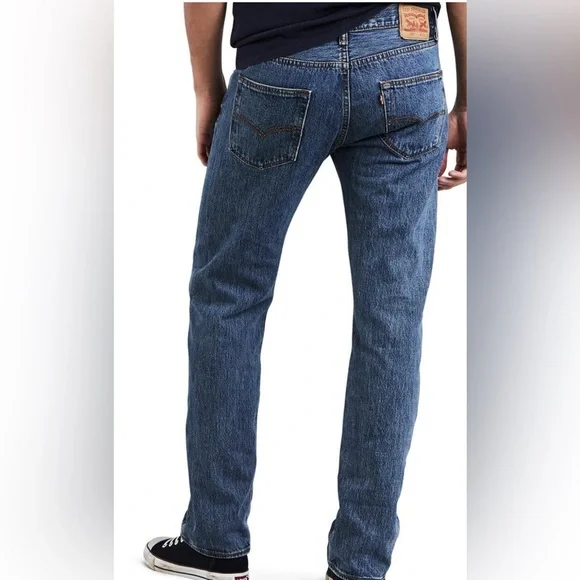 Levi's Men's Straight Blue Jeans - Picture 12 of 12